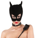 Bad Kitty Kattenmasker met oog- en mondopening - Zwart