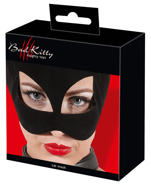 Bad Kitty Kattenmasker met oog- en mondopening - Zwart - Bad Kitty - SKU: 24902421001