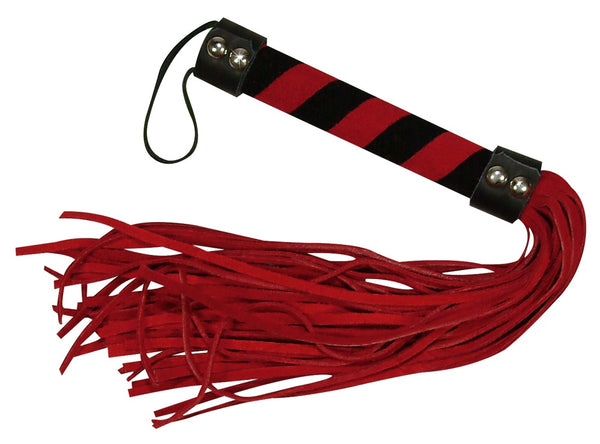 Bad Kitty flogger met zachte blaadjes zweep - Rood - Bad Kitty - SKU: 24902693001