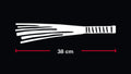Bad Kitty Flogger met zachte blaadjes - Rood