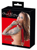 Bad Kitty Flogger met zachte blaadjes - Rood