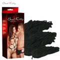 Bad Kitty Bondage touwset met 3 lengtes - Zwart