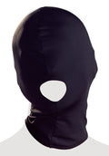 Bad Kitty Hoofdmasker nauwsluitend met mondopening - Zwart