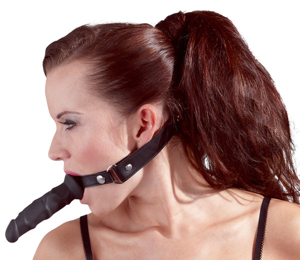 fetish Collection Heavy Duty halve bal mond gag - Zwart - fetish Collection - SKU: 24909191001