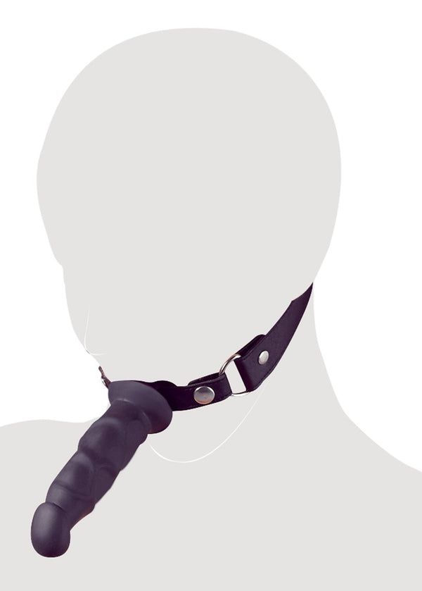 fetish Collection Heavy Duty halve bal mond gag - Zwart - fetish Collection - SKU: 24909191001