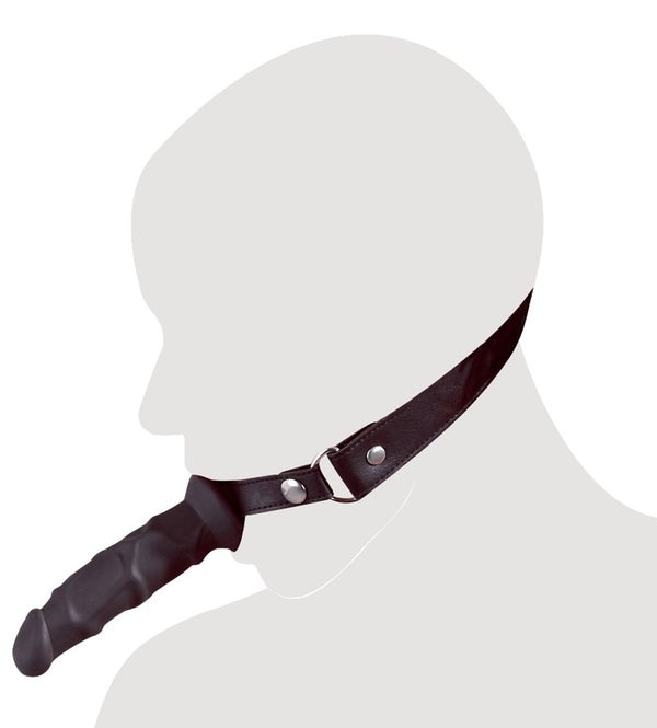 fetish Collection Heavy Duty halve bal mond gag - Zwart - fetish Collection - SKU: 24909191001