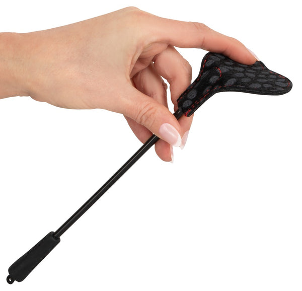 Bad Kitty Crop met paddle en bont - Zwart - Bad Kitty - SKU: 24909601001