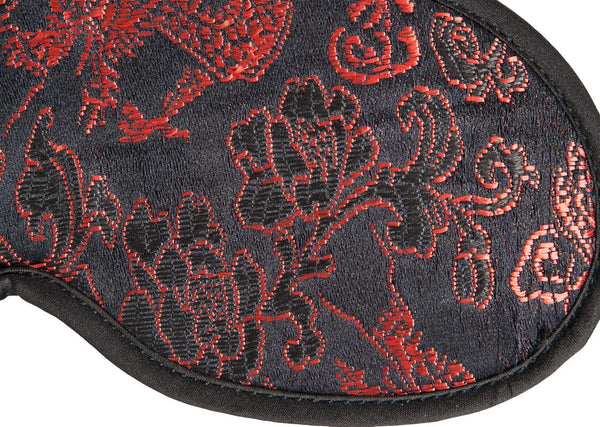 Bad Kitty Bondage set 3-delig met rood patroon - Zwart - Bad Kitty - SKU: 24914271001