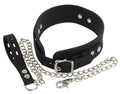 Bad Kitty Halsband met verstelbare riem - Zwart