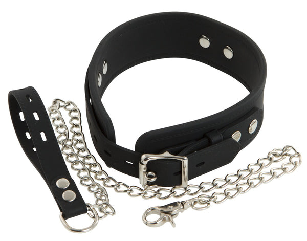 Bad Kitty Halsband met verstelbare riem - Zwart - Bad Kitty - SKU: 24915591001