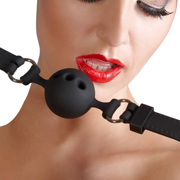 Bad Kitty gag met luchtgaatjes - Zwart - Bad Kitty - SKU: 24915751001