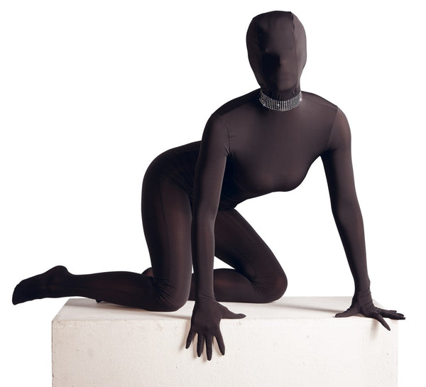 Bad Kitty Choker met strass en drukknopen - Zwart - Bad Kitty - SKU: 24918421001