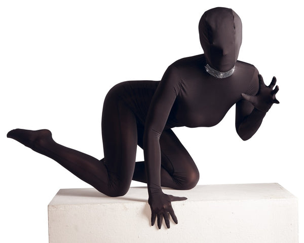 Bad Kitty Choker met strass en drukknopen - Zwart - Bad Kitty - SKU: 24918421001