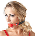 Bad Kitty Gag met verstelbare riem - Rood