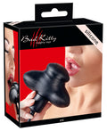 Bad Kitty Gag vlinder opblaasbaar met pomp - Zwart