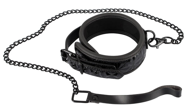 Bad Kitty halsband met ruitpatroon - Zwart - Bad Kitty - SKU: 24919741001