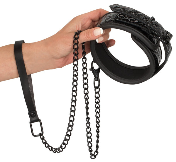 Bad Kitty halsband met ruitpatroon - Zwart - Bad Kitty - SKU: 24919741001