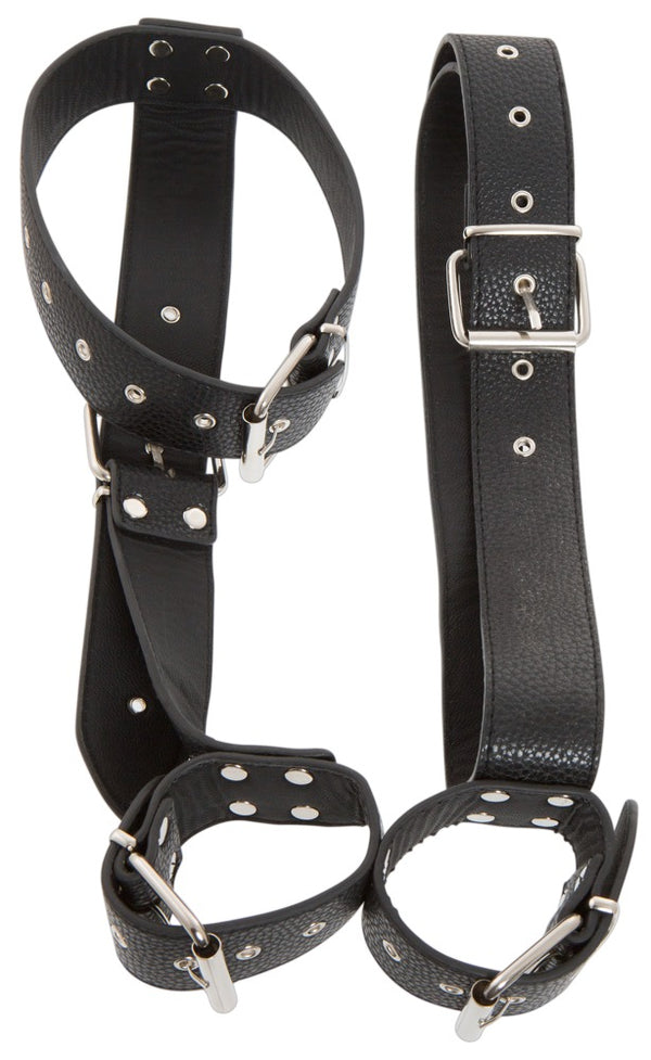 Bad Kitty Nekboeien met handboeien - Zwart - Bad Kitty - SKU: 24921641001