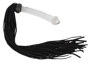 Bad Kitty Dildo met flogger - Zwart