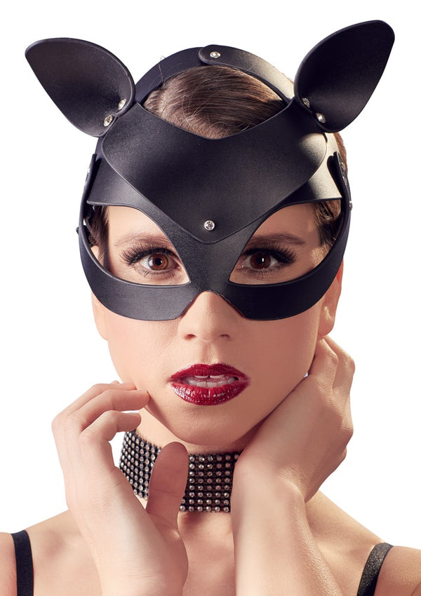 Bad Kitty masker met strass - Zwart - Bad Kitty - SKU: 24927251001