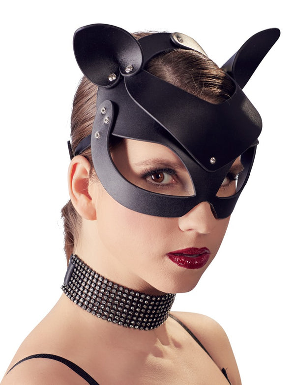 Bad Kitty masker met strass - Zwart - Bad Kitty - SKU: 24927251001