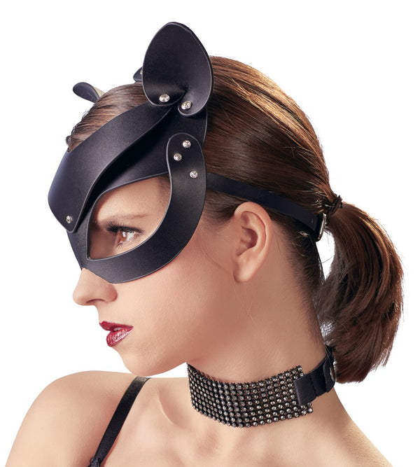 Bad Kitty masker met strass - Zwart - Bad Kitty - SKU: 24927251001