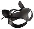 Bad Kitty Masker met strass en kattenoren - Zwart