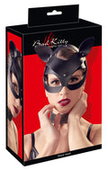 Bad Kitty Masker met strass en kattenoren - Zwart
