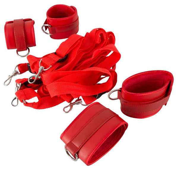 Bad Kitty verstelbare fixatie set - Rood - Bad Kitty - SKU: 24928653001