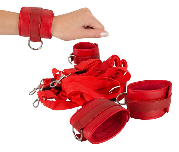 Bad Kitty verstelbare fixatie set - Rood - Bad Kitty - SKU: 24928653001