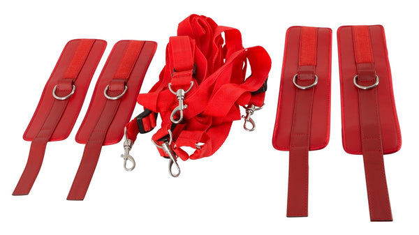 Bad Kitty verstelbare fixatie set - Rood - Bad Kitty - SKU: 24928653001