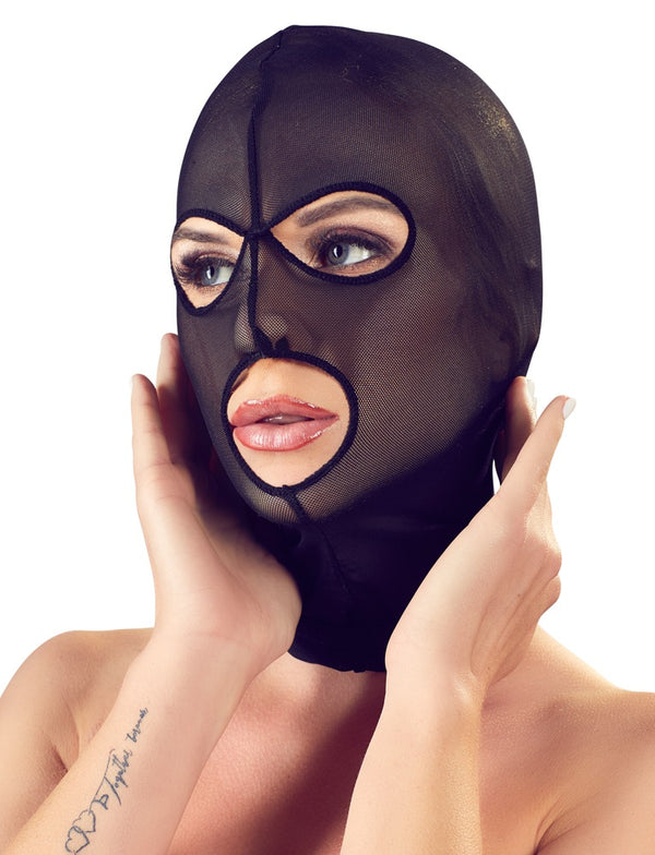 Bad Kitty hoofdmasker met oogmondgaten - Zwart - Bad Kitty - SKU: 24931281001