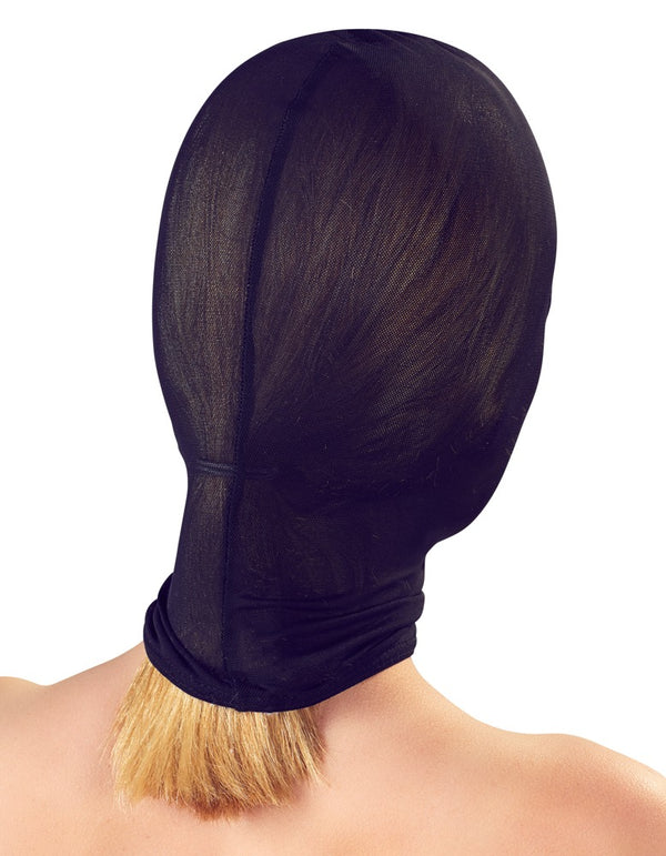 Bad Kitty Hoofdmasker rekbaar met oog- en mondopening - Zwart - Bad Kitty - SKU: 24931281001