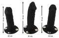 Bad Kitty strap-on harnas met 3 dildo's - Zwart