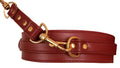 Bad Kitty Dij- en polsrestraints verstelbaar met goudkleurige details - Rood