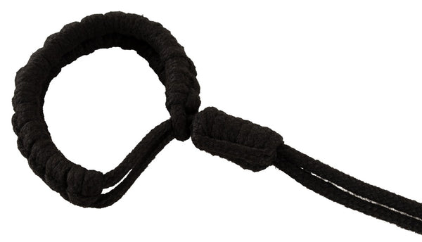 Bad Kitty Touwmanchetten met verstelbare knopen - Zwart - Bad Kitty - SKU: 24932921111