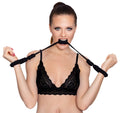 Bad Kitty Touwmanchetten met verstelbare knopen - Zwart