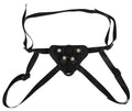 Vegan Fetish Strap-on verstelbaar met zuignap - Zwart