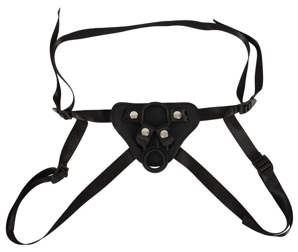 Vegan Fetish Strap-on verstelbaar met zuignap - Zwart - Vegan Fetish - SKU: 24934381001