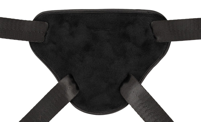 Vegan Fetish Strap-on verstelbaar met zuignap - Zwart