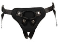 Vegan Fetish Strap-on verstelbaar met zuignap - Zwart