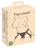 Vegan Fetish Strap-on verstelbaar met zuignap - Zwart