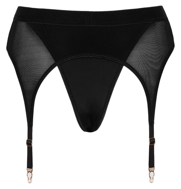 Bad Kitty thong met dubbellaagse opening - Zwart - Bad Kitty - SKU: 24935781041