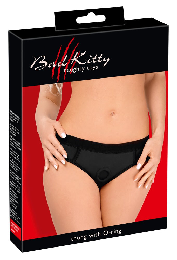 Bad Kitty Strap-on slipje Strap-on - Zwart