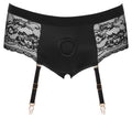 Bad Kitty Strap-on slipje XS - Zwart