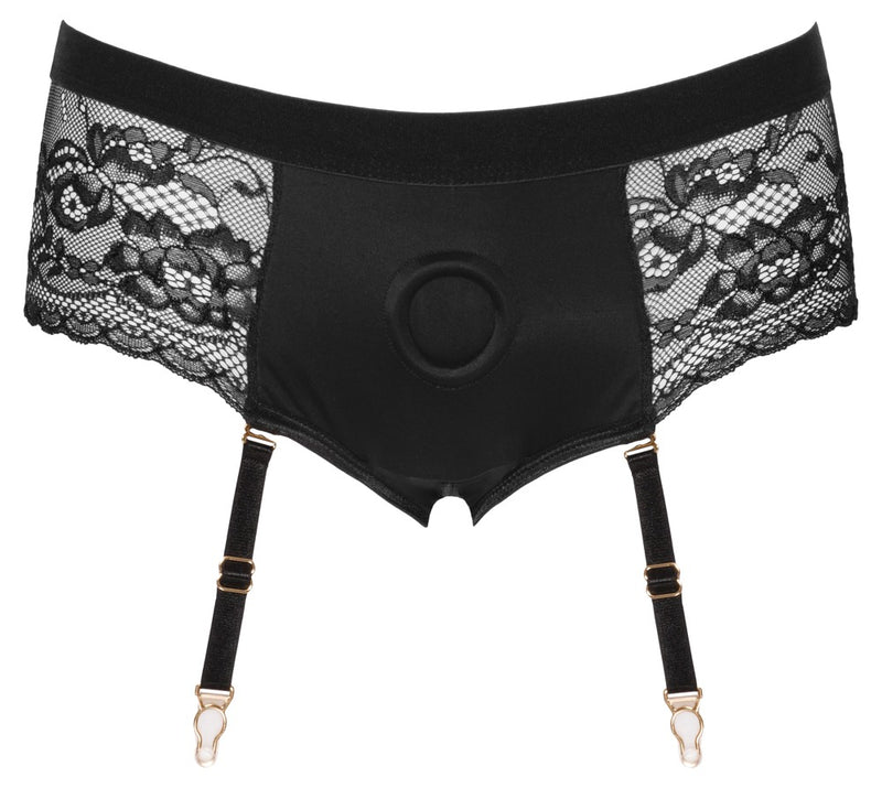 Bad Kitty Strap-on slipje XS - Zwart