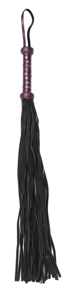 Bad Kitty flogger met dieprood handvat - Rood - Bad Kitty - SKU: 24937723001