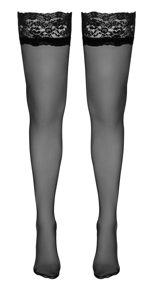 Cottelli LEGWEAR stockings Overval - Zwart