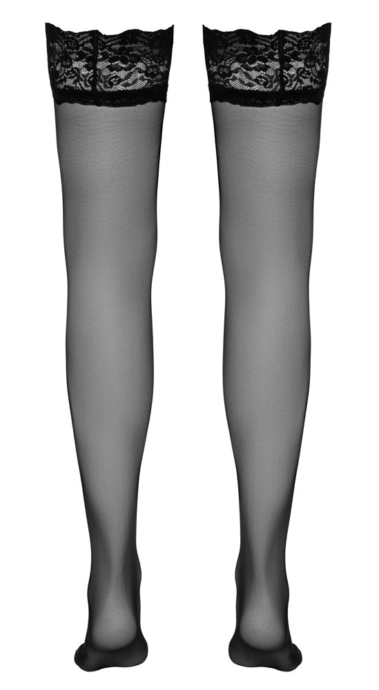 Cottelli LEGWEAR stockings Overval - Zwart