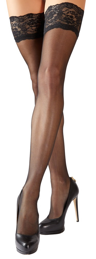 Cottelli LEGWEAR stockings Overval - Zwart - Cottelli LEGWEAR - SKU: 25204941611